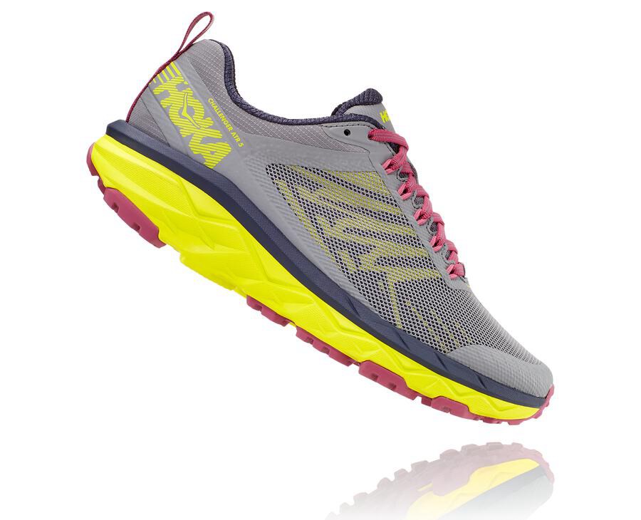 Tenis Hoka One One Trail Mujer Grises - Challenger Atr 5 - XGVZ45096